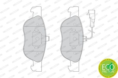 Brake Pad Set, disc brake FDB1056