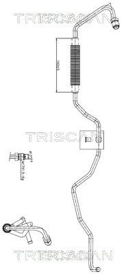 Flexible hydraulique de direction TRISCAN — de la pompe hydraulique à la crémaillère de direction