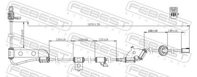 Sensor, wheel speed 12606-014