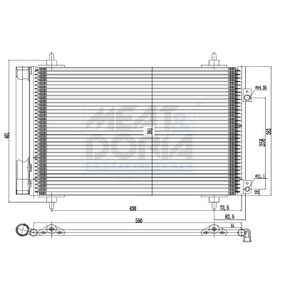 CONDENSATOR CLIMATIZARE MEAT & DORIA 991009