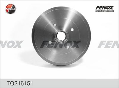 Тормозной барабан FENOX TO216151 для AUDI 50