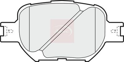 APEC Brake Pad Set, disc brake PAD1180