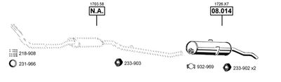 Układ wydechowy ASMET PE083060