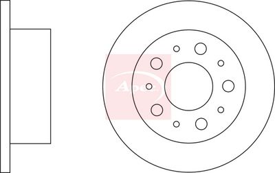 APEC Brake Disc DSK2259