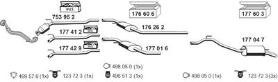 Układ wydechowy ERNST 070696