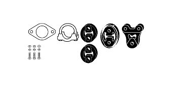 MONTAGESATZ ABGASANLAGE