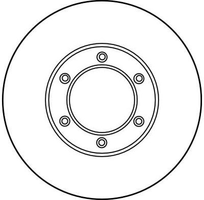 BREMSSCHEIBE TRW DF1012 1