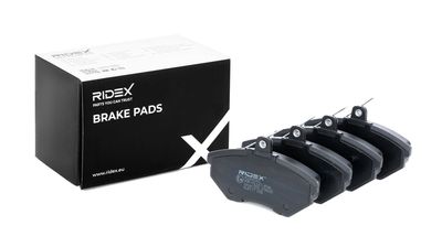 комплект спирачно феродо, дискови спирачки RIDEX 402B0043