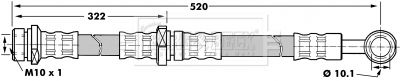 Brake Hose Borg & Beck BBH7195