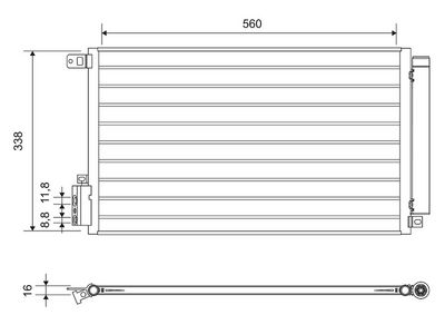 KONDENSATOR KLIMAANLAGE