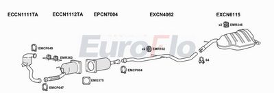 Układ wydechowy EUROFLO CNC522D2001