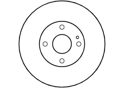 Тормозной диск NATIONAL NBD520 для MAZDA MX-3
