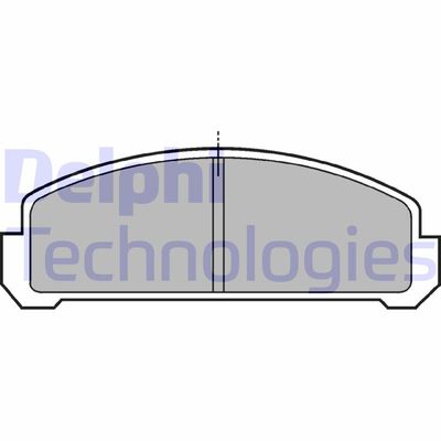 DELPHI LP155 Тормозные колодки и сигнализаторы  для MAZDA 323 I (FA) 1.3