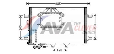 кондензатор, климатизация AVA Clever Choice MSA5562
