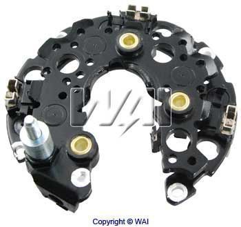 Pont de diodes d'alternateur WAI — 12V, 11,6cm