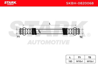 спирачен маркуч STARK SKBH-0820068