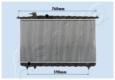 ASHIKA RDA283095 Крышка радиатора  для HYUNDAI XG (Хендай Xг)