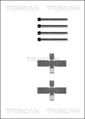 Комплектующие, колодки дискового тормоза TRISCAN 8105 101237 для OPEL GT