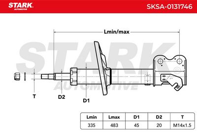 амортисьор STARK SKSA-0131746