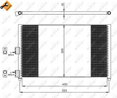 Condenser, air conditioning 35502