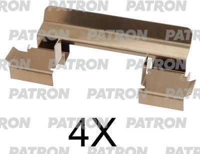 Комплектующие, колодки дискового тормоза PATRON PSRK1136 для CHEVROLET IMPALA
