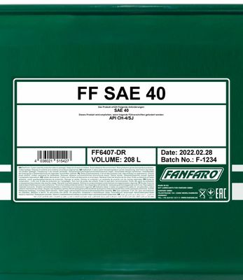 FANFARO SAE 40 208L