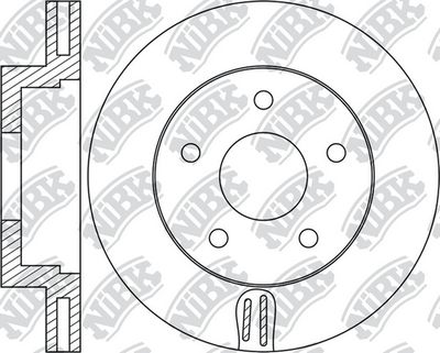 NiBK RN1991 Тормозные диски для JEEP CHEROKEE (Джип Чероkее)