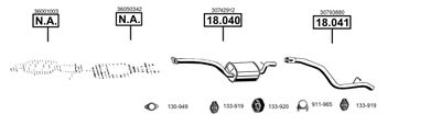Изпускателна система ASMET VO181715