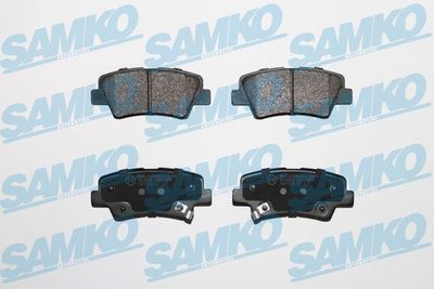 Комплект тормозных колодок, дисковый тормоз SAMKO 5SP1558 для SSANGYONG KORANDO