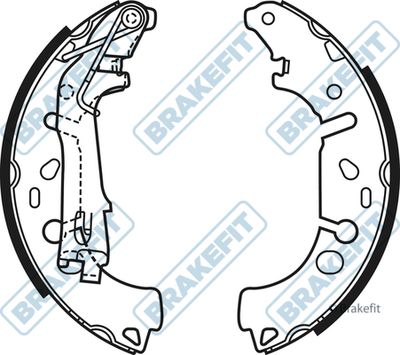 APEC Brake Shoe Set BSH1050