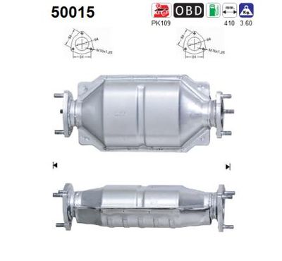 Катализатор AS 50015 для DAEWOO REZZO