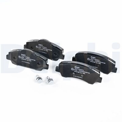 Brake Pad Set, disc brake LP2485