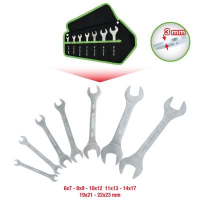 Dvojitý-vidlicový klíč sada KS TOOLS 512.0207