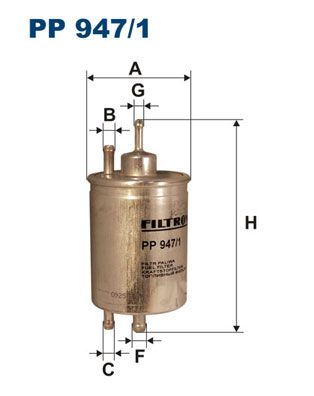 Filtr paliwa FILTRON PP 947/1 produkt