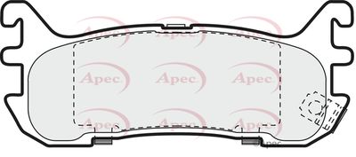 Brake Pad Set APEC PAD887