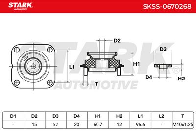 тампон на макферсън STARK SKSS-0670268