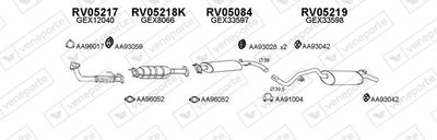 ABGASANLAGE VENEPORTE 050025