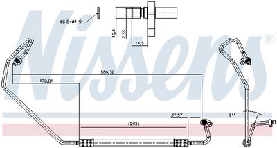 тръбопровод високо налягане, климатизация NISSENS 849739