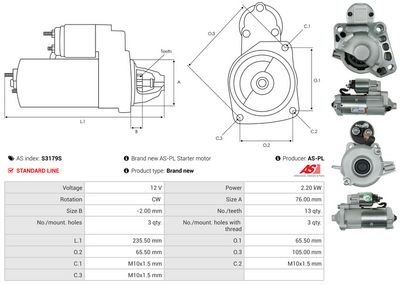 STARTER AS-PL S3179S 4