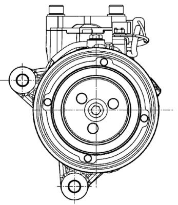 COMPRESOR CLIMATIZARE MAHLE ACP599000P 2