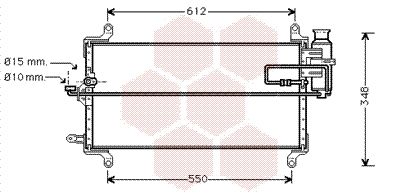 VAN WEZEL 17005128 Радиатор кондиционера  для FIAT PUNTO (Фиат Пунто)