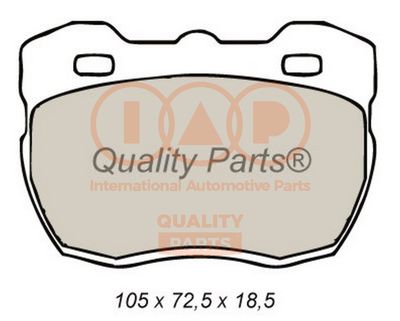 Комплект тормозных колодок, дисковый тормоз IAP QUALITY PARTS 704-14031 для LAND ROVER 110/127