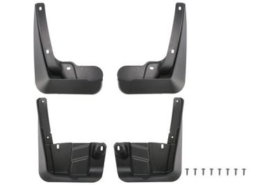 Spatlap Achter/Voor Links/Rechts (set 4 stuks.) past: BMW 5 G30, G31, G38, F90 02.17-06.23