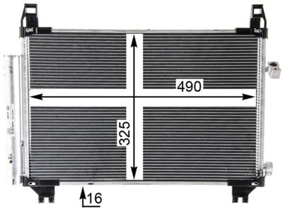 CONDENSATOR CLIMATIZARE MAHLE AC806000P 6