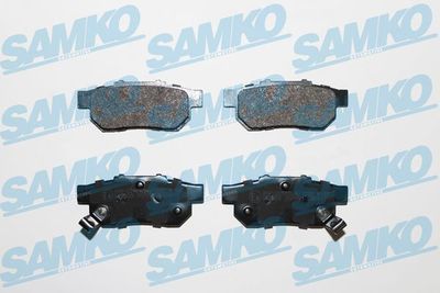 SAMKO 5SP991 Тормозные колодки и сигнализаторы  для HONDA CIVIC V седан (EG, EH) 1.6 16V Vtec (EH9)