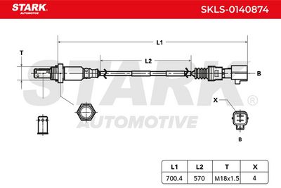 ламбда-сонда STARK SKLS-0140874