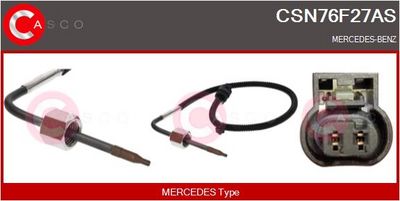 SENZOR TEMPERATURA GAZE EVACUARE CASCO CSN76F27AS