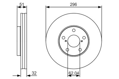 Brake Disc 0 986 479 R20