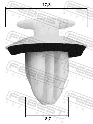 CLIPS ACOPERIRE DECORATIVA SI PROTECTIE FEBEST 88570086 1