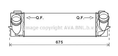 AVA QUALITY COOLING BW4463 Интеркулер  для BMW X4 (Бмв X4)